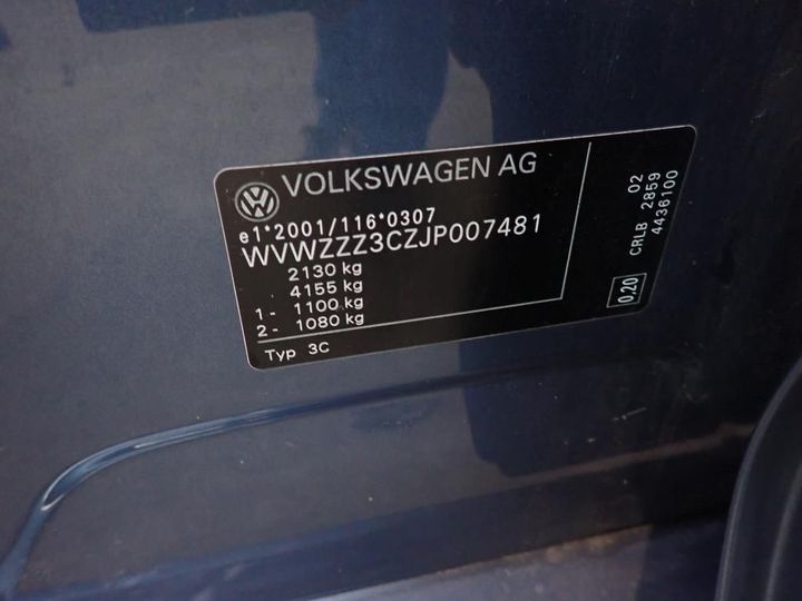 Photo 17 VIN: WVWZZZ3CZJP007481 - VOLKSWAGEN PASSAT 