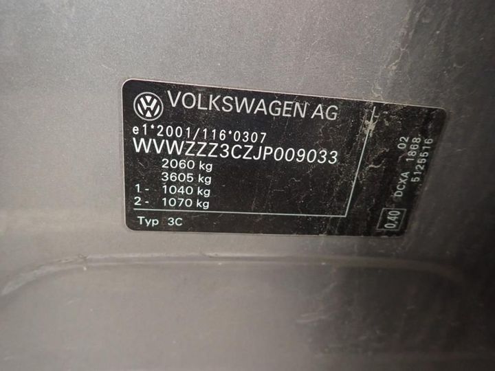 Photo 12 VIN: WVWZZZ3CZJP009033 - VOLKSWAGEN PASSAT 