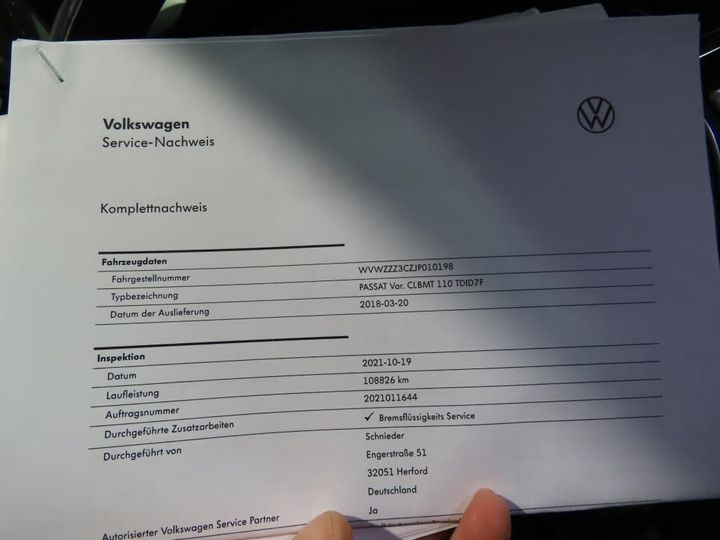 Photo 12 VIN: WVWZZZ3CZJP010198 - VOLKSWAGEN PASSAT 