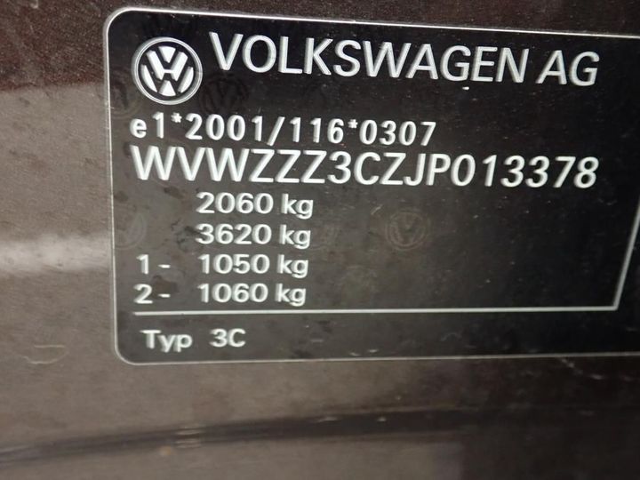 Photo 14 VIN: WVWZZZ3CZJP013378 - VOLKSWAGEN PASSAT 