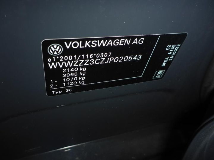 Photo 11 VIN: WVWZZZ3CZJP020543 - VOLKSWAGEN PASSAT 