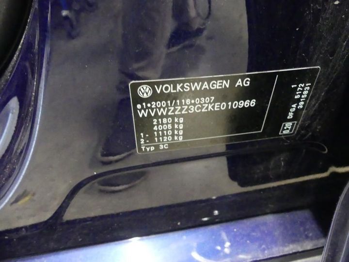 Photo 10 VIN: WVWZZZ3CZKE010966 - VOLKSWAGEN PASSAT 