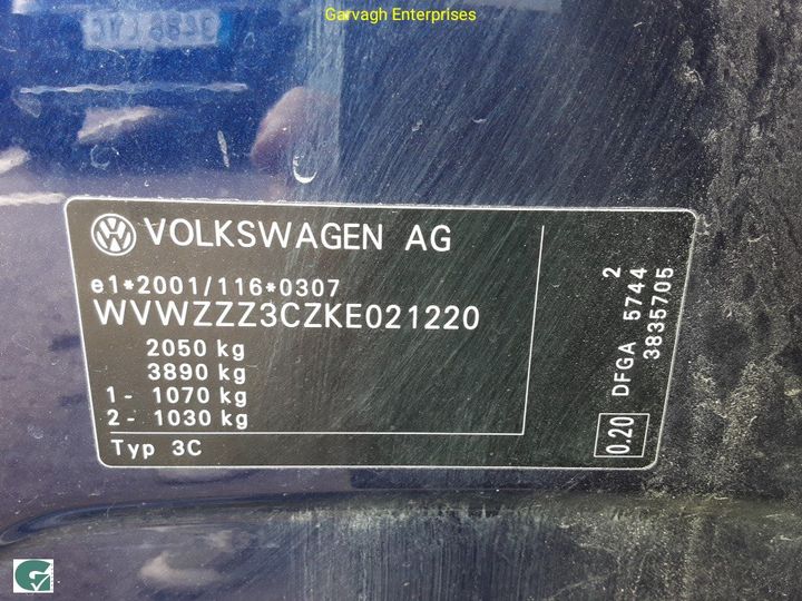 Photo 6 VIN: WVWZZZ3CZKE021220 - VOLKSWAGEN PASSAT 