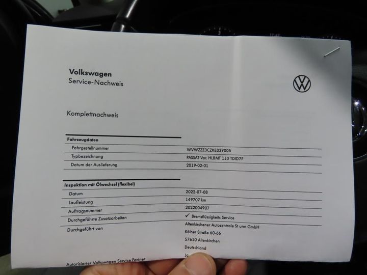 Photo 4 VIN: WVWZZZ3CZKE039005 - VOLKSWAGEN PASSAT 