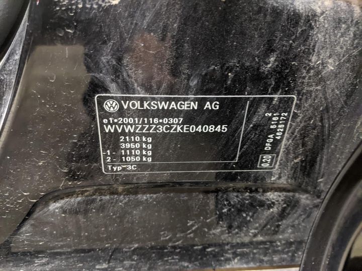 Photo 16 VIN: WVWZZZ3CZKE040845 - VOLKSWAGEN PASSAT 