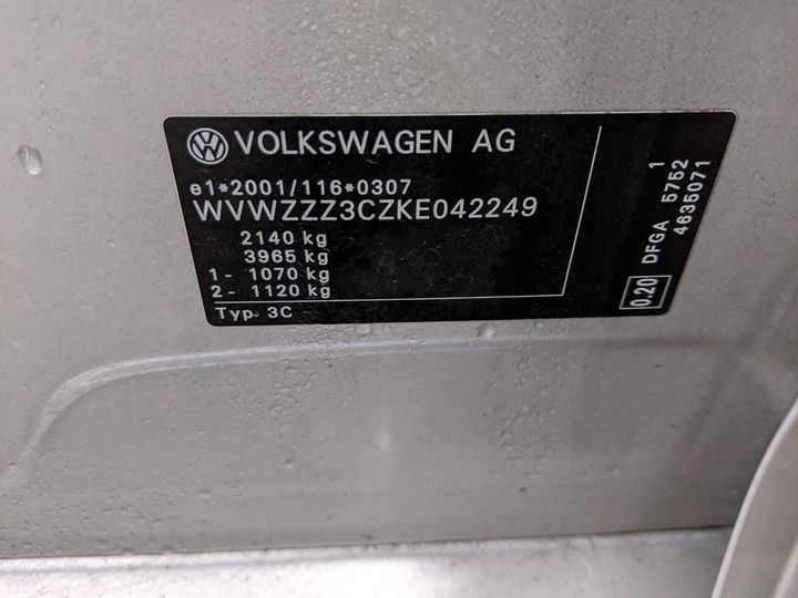 Photo 14 VIN: WVWZZZ3CZKE042249 - VOLKSWAGEN PASSAT SW 