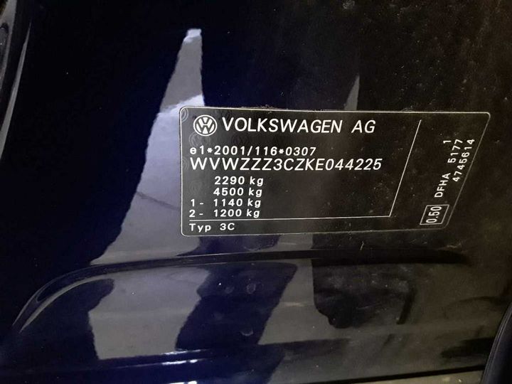 Photo 13 VIN: WVWZZZ3CZKE044225 - VOLKSWAGEN PASSAT 