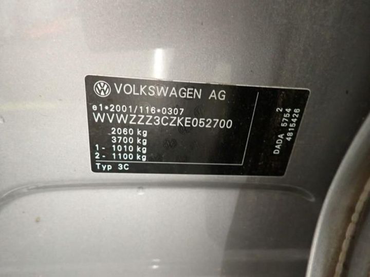 Photo 15 VIN: WVWZZZ3CZKE052700 - VOLKSWAGEN PASSAT 