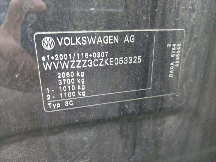 Photo 8 VIN: WVWZZZ3CZKE053325 - VOLKSWAGEN PASSAT 