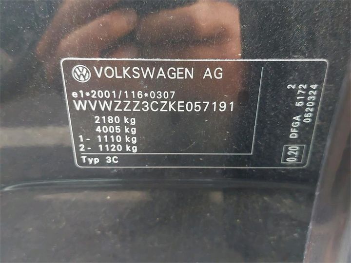 Photo 8 VIN: WVWZZZ3CZKE057191 - VOLKSWAGEN PASSAT 