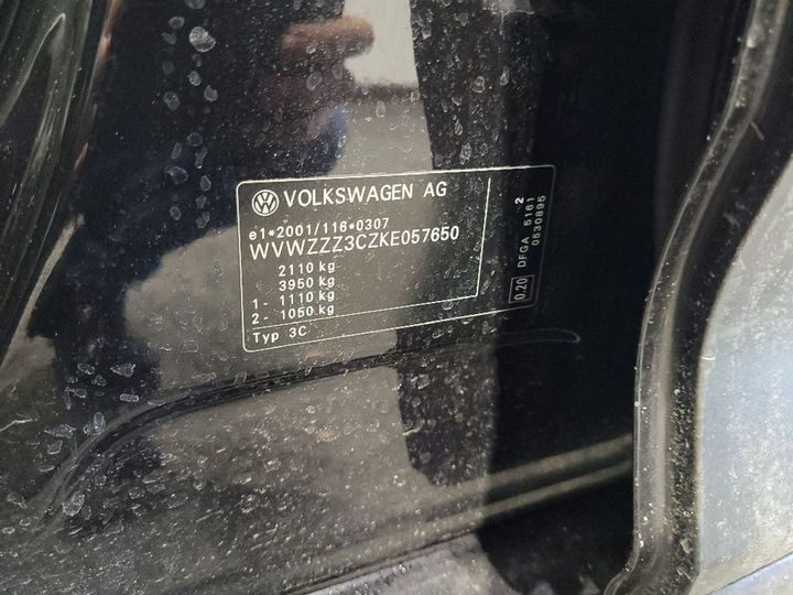 Photo 12 VIN: WVWZZZ3CZKE057650 - VOLKSWAGEN PASSAT 