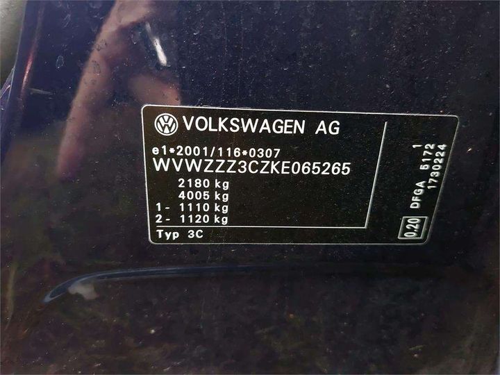 Photo 8 VIN: WVWZZZ3CZKE065265 - VOLKSWAGEN PASSAT 