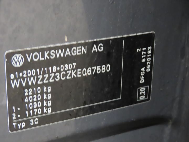 Photo 13 VIN: WVWZZZ3CZKE067580 - VOLKSWAGEN PASSAT 