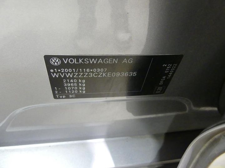 Photo 3 VIN: WVWZZZ3CZKE093635 - VOLKSWAGEN PASSAT 