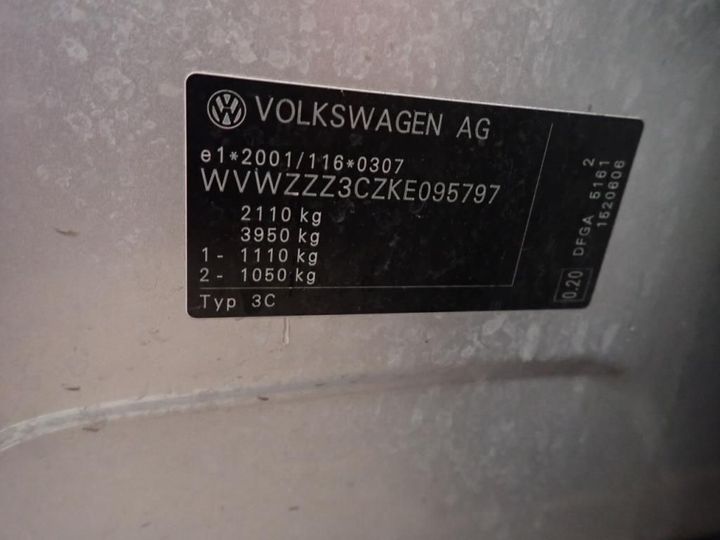 Photo 13 VIN: WVWZZZ3CZKE095797 - VOLKSWAGEN PASSAT 