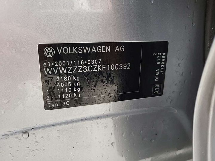 Photo 27 VIN: WVWZZZ3CZKE100392 - VOLKSWAGEN PASSAT 