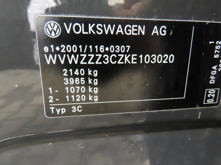 Photo 13 VIN: WVWZZZ3CZKE103020 - VOLKSWAGEN PASSAT 