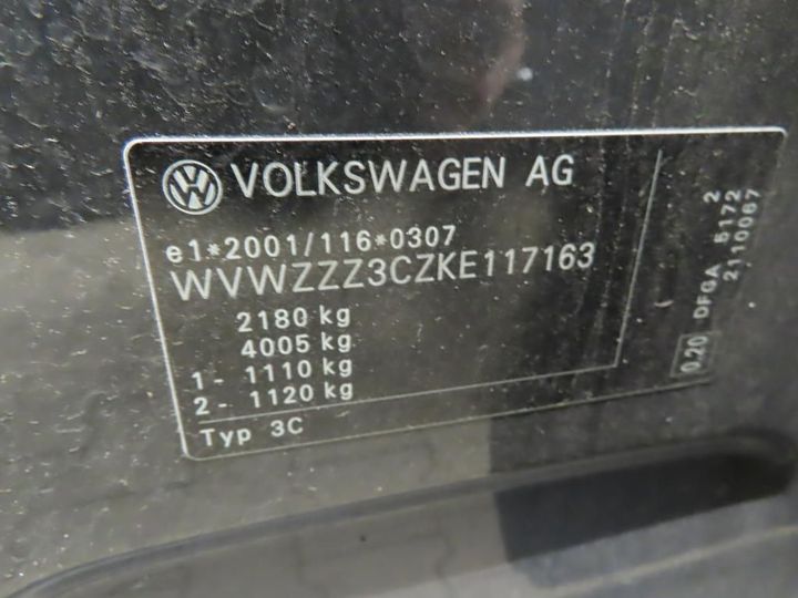 Photo 12 VIN: WVWZZZ3CZKE117163 - VOLKSWAGEN PASSAT 