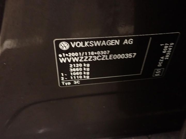 Photo 11 VIN: WVWZZZ3CZLE000357 - VOLKSWAGEN PASSAT 