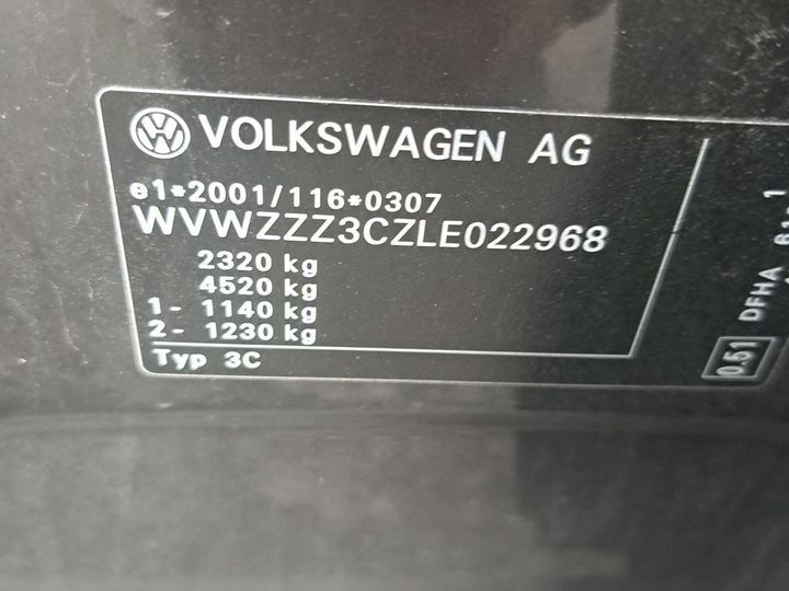 Photo 25 VIN: WVWZZZ3CZLE022968 - VOLKSWAGEN PASSAT 