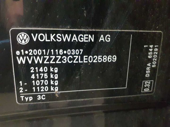 Photo 12 VIN: WVWZZZ3CZLE025869 - VOLKSWAGEN PASSAT VARIANT 2.0 