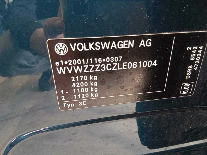 Photo 11 VIN: WVWZZZ3CZLE061004 - VW PASSAT VARIANT 2.0 