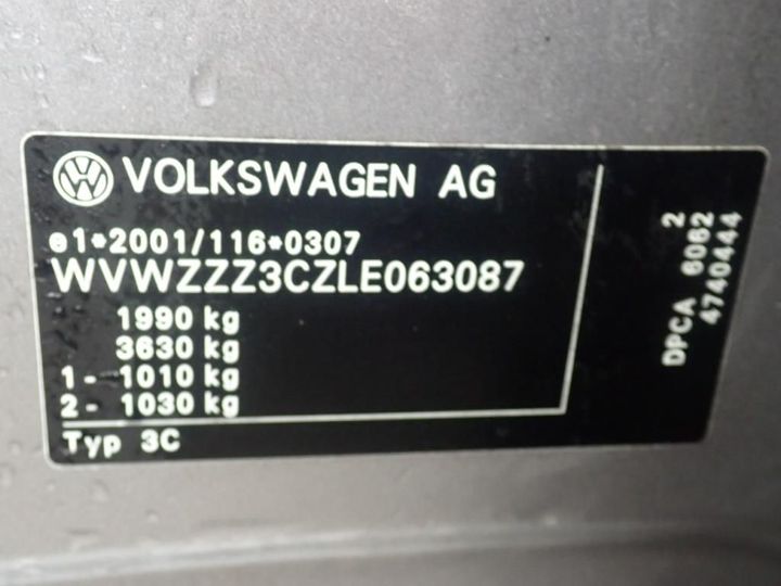 Photo 12 VIN: WVWZZZ3CZLE063087 - VOLKSWAGEN PASSAT 