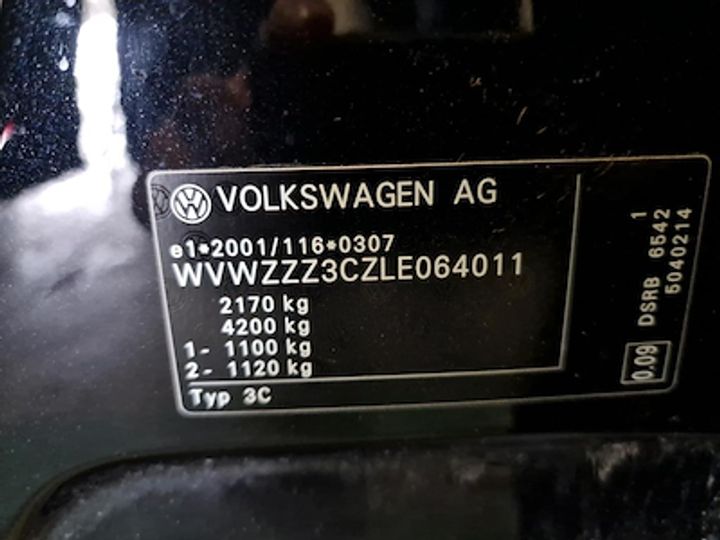 Photo 10 VIN: WVWZZZ3CZLE064011 - VW PASSAT VARIANT 