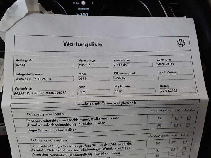 Photo 22 VIN: WVWZZZ3CZLE126384 - VOLKSWAGEN PASSAT 