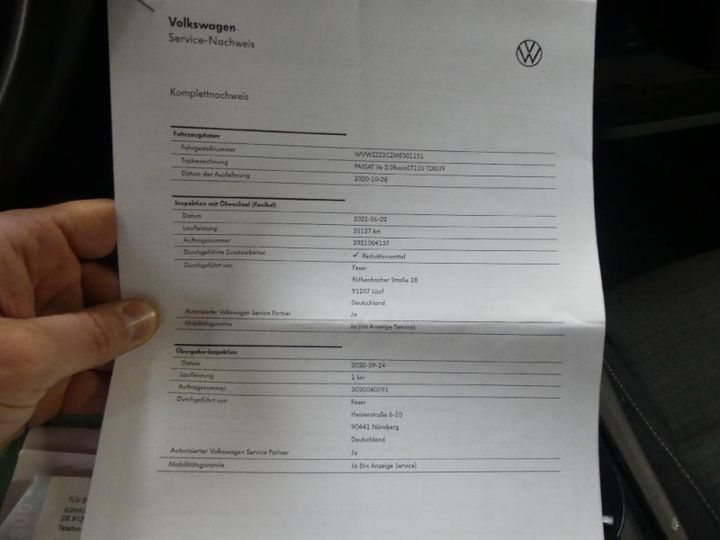 Photo 24 VIN: WVWZZZ3CZME001151 - VOLKSWAGEN PASSAT 