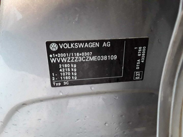 Photo 13 VIN: WVWZZZ3CZME038109 - VOLKSWAGEN PASSAT 