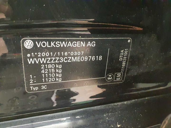 Photo 11 VIN: WVWZZZ3CZME097618 - VOLKSWAGEN PASSAT 