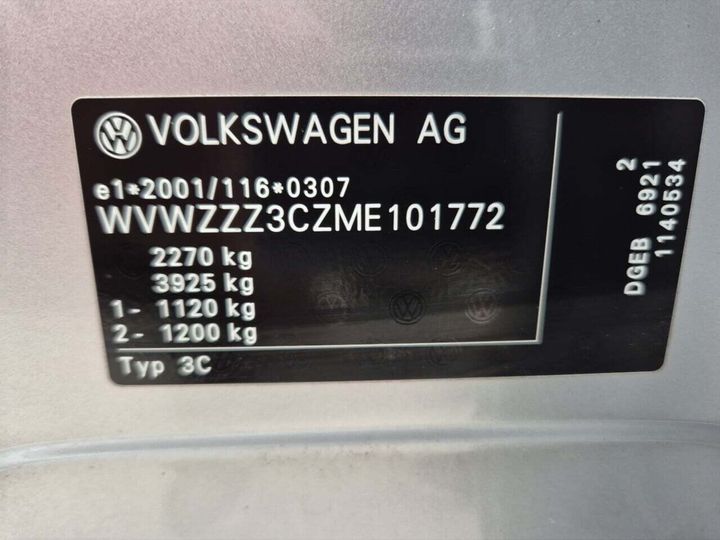 Photo 21 VIN: WVWZZZ3CZME101772 - VOLKSWAGEN PASSAT 