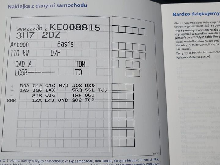 Photo 20 VIN: WVWZZZ3HZKE008815 - VOLKSWAGEN ARTEON 