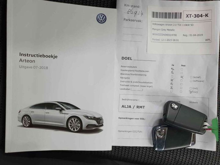 Photo 16 VIN: WVWZZZ3HZKE014790 - VOLKSWAGEN ARTEON 