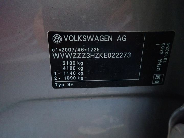 Photo 6 VIN: WVWZZZ3HZKE022273 - VOLKSWAGEN ARTEON 