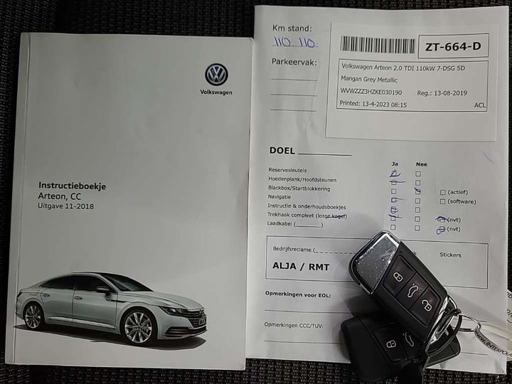 Photo 13 VIN: WVWZZZ3HZKE030190 - VOLKSWAGEN ARTEON 