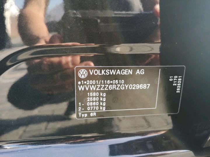 Photo 12 VIN: WVWZZZ6RZGY029687 - VOLKSWAGEN POLO 