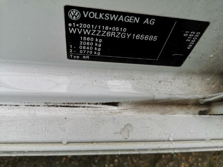 Photo 12 VIN: WVWZZZ6RZGY165685 - VOLKSWAGEN POLO 