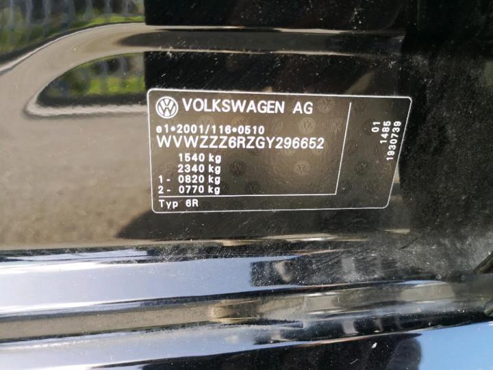 Photo 11 VIN: WVWZZZ6RZGY296652 - VOLKSWAGEN POLO 