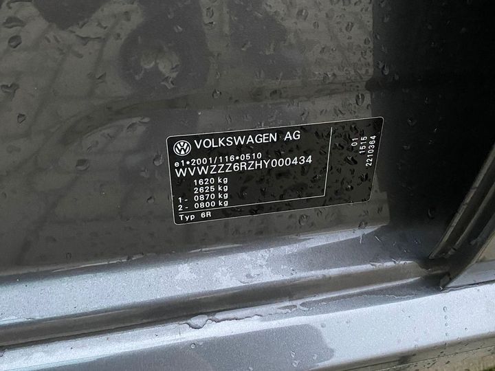 Photo 12 VIN: WVWZZZ6RZHY000434 - VOLKSWAGEN POLO 