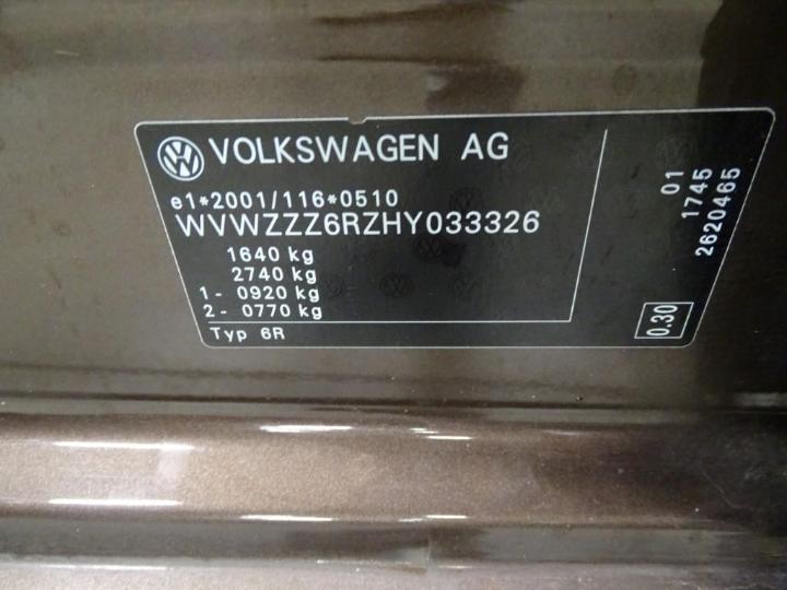 Photo 6 VIN: WVWZZZ6RZHY033326 - VOLKSWAGEN POLO 