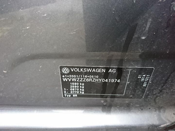 Photo 19 VIN: WVWZZZ6RZHY041974 - VOLKSWAGEN POLO 