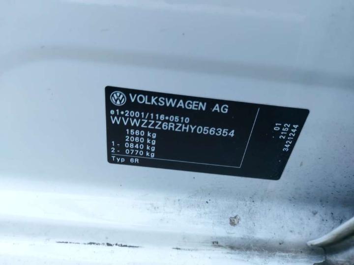 Photo 18 VIN: WVWZZZ6RZHY056354 - VOLKSWAGEN POLO 