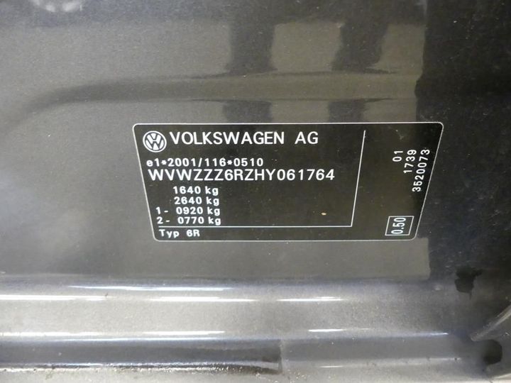 Photo 3 VIN: WVWZZZ6RZHY061764 - VOLKSWAGEN POLO 