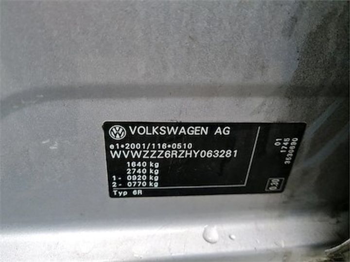 Photo 11 VIN: WVWZZZ6RZHY063281 - VOLKSWAGEN POLO DIESEL - 2014 