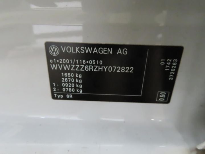 Photo 13 VIN: WVWZZZ6RZHY072822 - VOLKSWAGEN POLO 