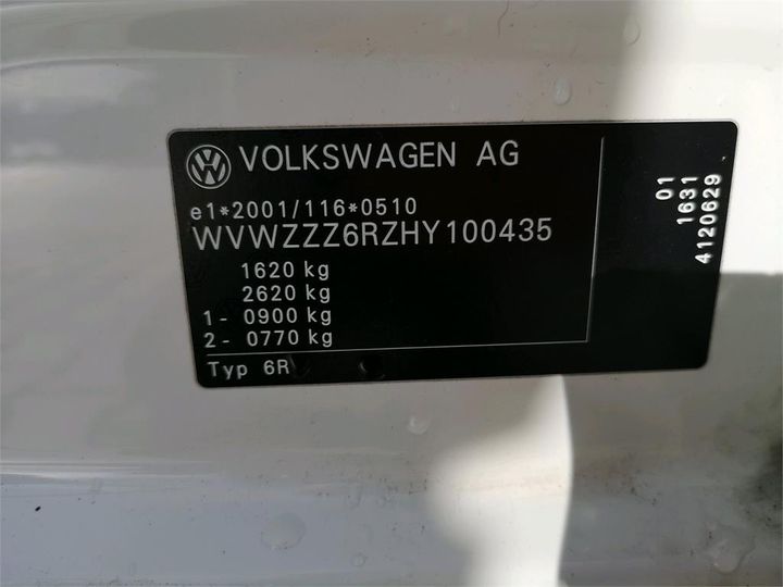 Photo 14 VIN: WVWZZZ6RZHY100435 - VOLKSWAGEN POLO 