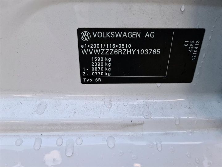 Photo 12 VIN: WVWZZZ6RZHY103765 - VOLKSWAGEN POLO 