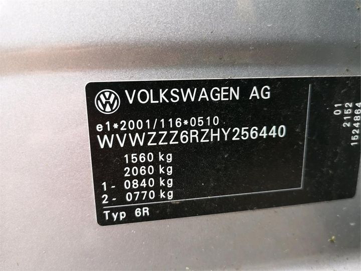 Photo 14 VIN: WVWZZZ6RZHY256440 - VOLKSWAGEN POLO 